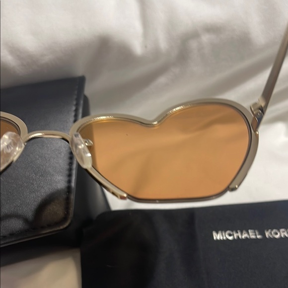 Michael Kors Gold Heart Sunglasses - Picture 7 of 13